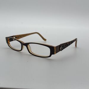 Candie’s C LAURA BRN 50-16-135 Brown Plastic Full Rim Eyeglasses Frames ONLY